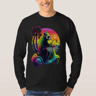 Camiseta Lémur en scooter