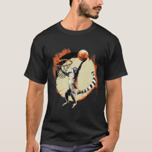Camiseta Lémur Esqueleto Jugador de Lémur Esqueleto Arte An