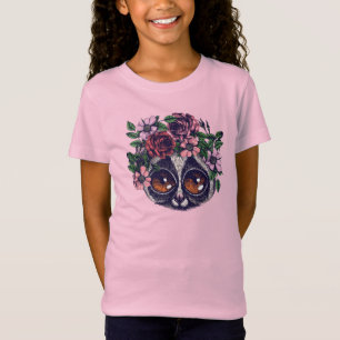 Camiseta Lemur floral dulce