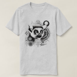 Camiseta Lémur Geometría Sagrada Inundado
