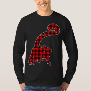 Camiseta Lemur Lemur de búfalo de color rojo con luz Pajama