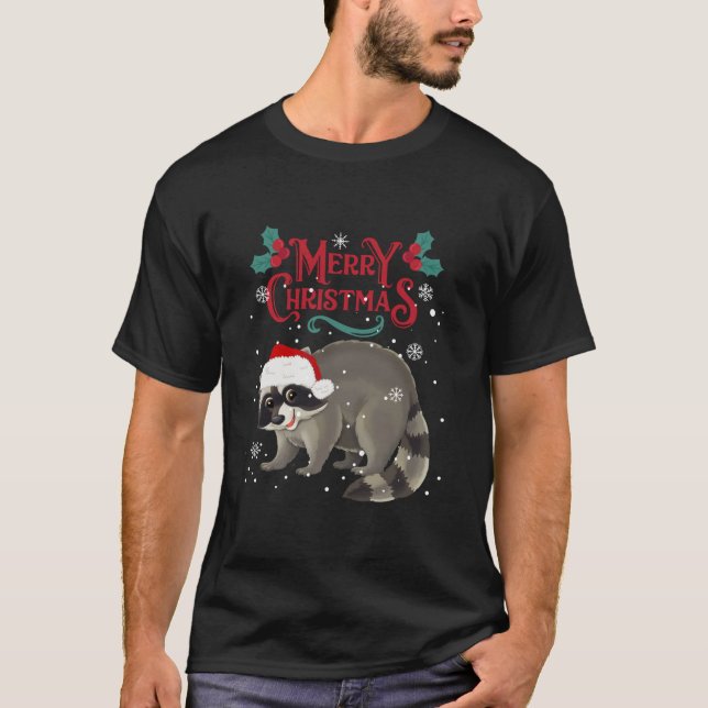 Camiseta Lemur Santa Merry Christmas Lemur Lover Cute Anima (Anverso)