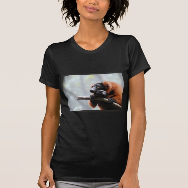 Camiseta Lemur superado rojo (Anverso)