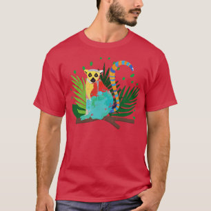 Camiseta Lemur tropical de Madagascar