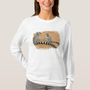 Camiseta Lémures de cola anillada, (Lemur catta), Berenty