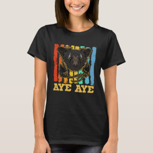 Camiseta Lémures de dedos largos Primates Lémures Madagasca