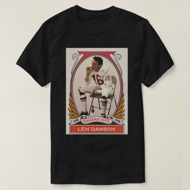 Camiseta Len Dawson Vintage (Diseño del anverso)