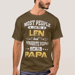 Camiseta LEN Nombre Mi Gente Favorita Me Llama Papa