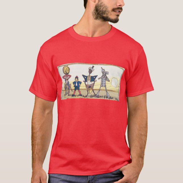 Camiseta Leñador de la lata, Jack Pumpkinhead y otros (Anverso)