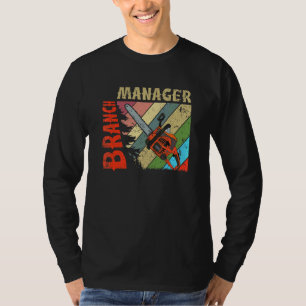 Camiseta Leñador Genial Arborista Registrador Gerente de Su