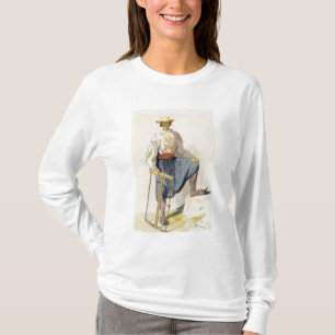 Camiseta Leñador griego, el 13 de junio de 1856 (pluma,