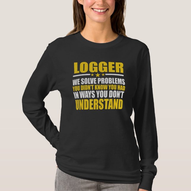 Camiseta Leñadores resolvemos problemas (Anverso)