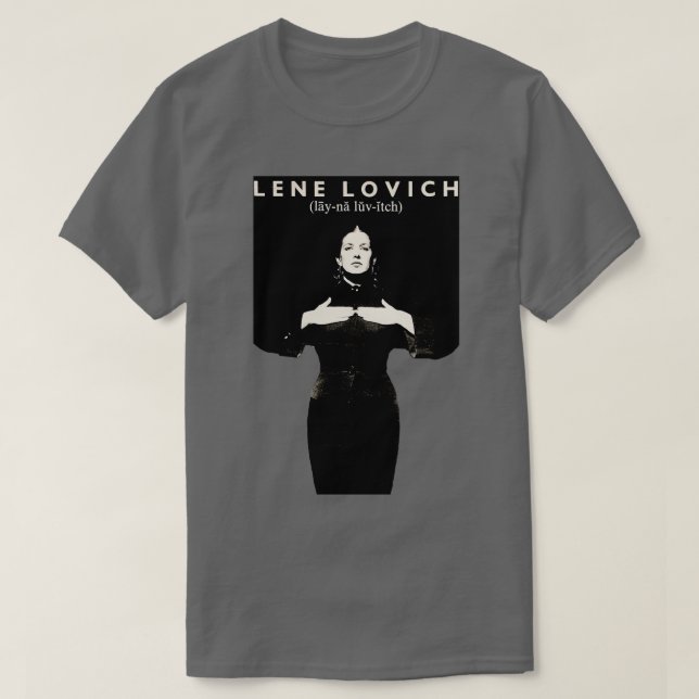 Camiseta LENE LOVICH años 70 (Diseño del anverso)