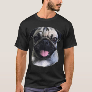 Camiseta lengua de pug
