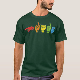 Camiseta Lengua de Rótulo divertida bandera arcoiris gay LG
