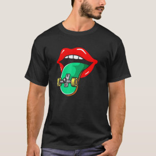 Camiseta Lengua de skater skater genial