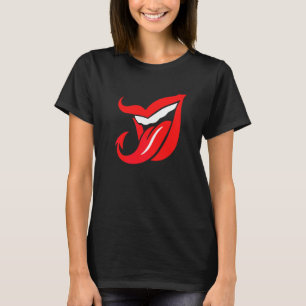 Camiseta Lengua del Diablo Disfraz de Halloween Perezoso Es