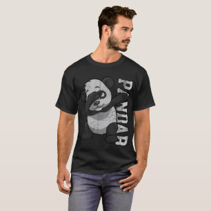 Camiseta Lenguado de Pandab del oso de panda que frota