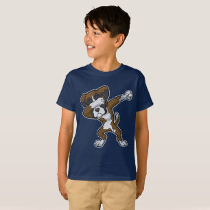 Camiseta Lenguado del perro del boxeador que frota