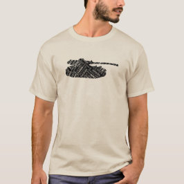 Camiseta Lenguaje alfabético fonético del tanque militar