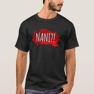 Camiseta Lenguaje de línea japonés qué nani