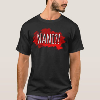Camiseta Lenguaje de línea japonés qué nani