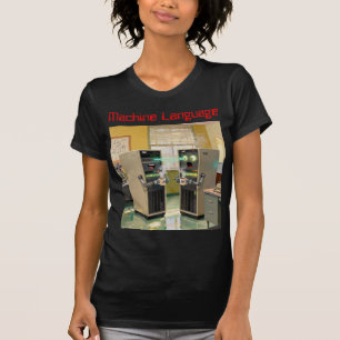 Camiseta “Lenguaje de máquina” - Tecnología humorística