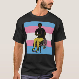 Camiseta Lenguaje de Rótulo Americano Trans Pride ASL
