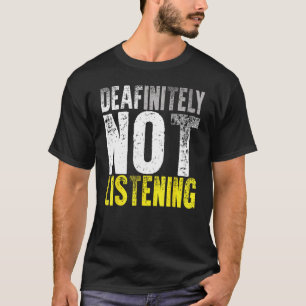 Camiseta Lenguaje de Rótulo ASL del Orgullo Sordo Definitiv