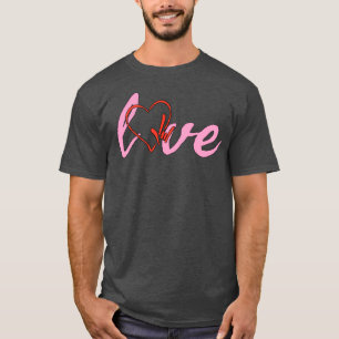 Camiseta Lenguaje de Rótulo de amor mano ASL Signo Gestural