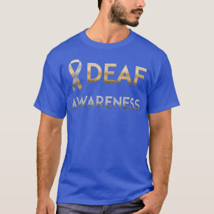 Camiseta Lenguaje de signos americano Deaf Awareness T