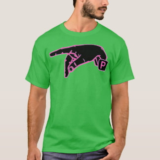 Camiseta Lenguaje de signos americano Letra P chicas de col