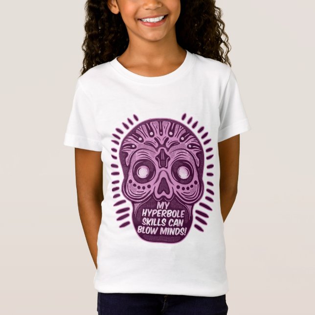 Camiseta LENGUAJE INGLÉS divertido hiperbólico (Anverso)