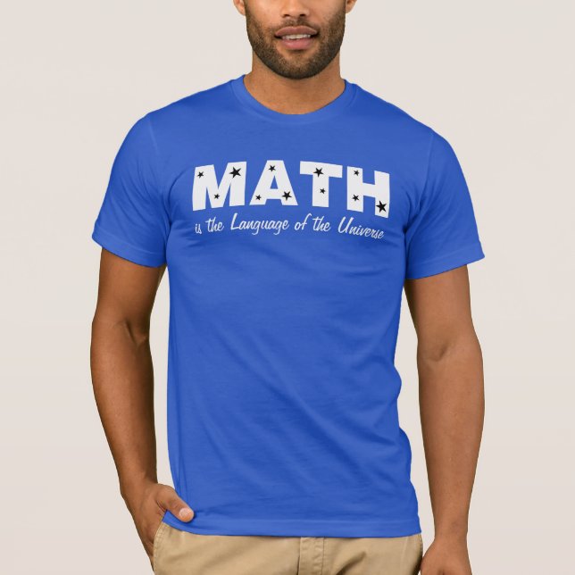 Camiseta Lenguaje matemático del universo (Anverso)