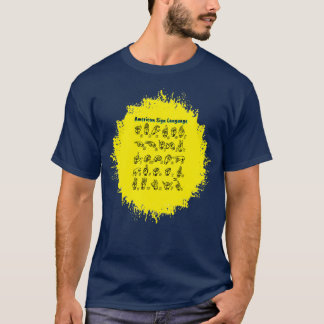 Camiseta Lenguaje Rótulo americano 5