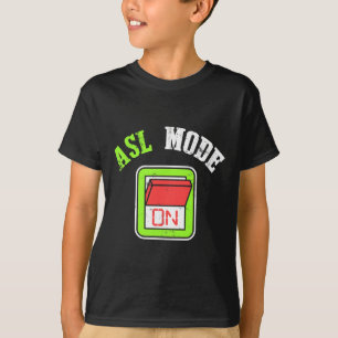 Camiseta Lenguaje Rótulo americano ASL Im Deaf Awareness