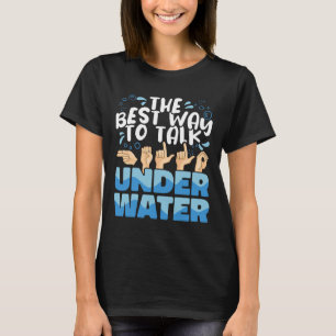 Camiseta Lenguaje Rótulo americano La mejor manera de habla