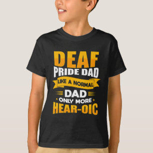 Camiseta Lenguaje Rótulo Sensibilización Sorda Asl Y Orgull