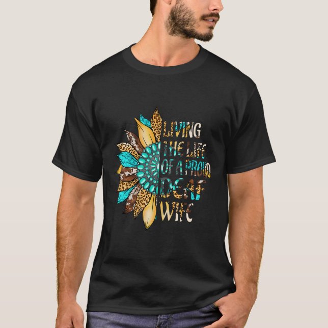 Camiseta Lenguaje Rótulo Viviendo La Vida De Una Orgullosa  (Anverso)