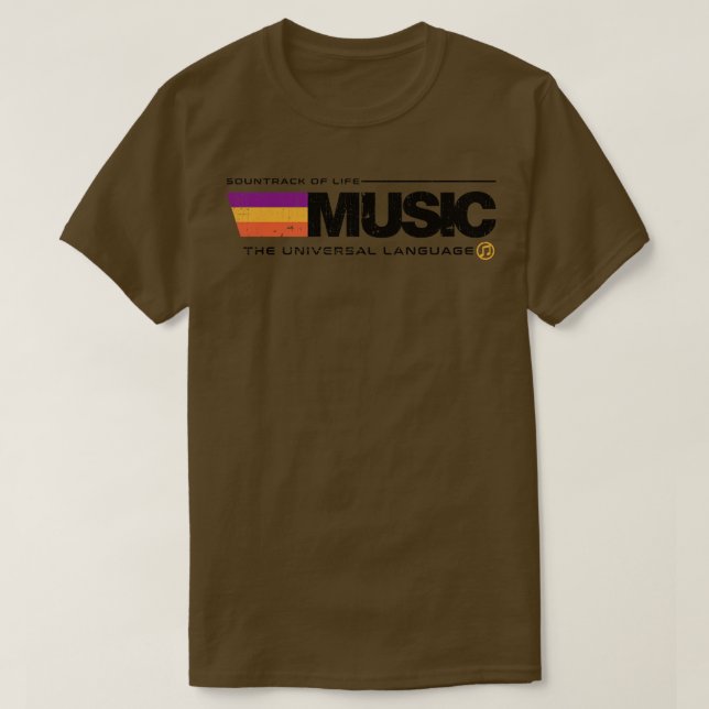 Camiseta Lenguaje Universal de la Música v2 (Diseño del anverso)