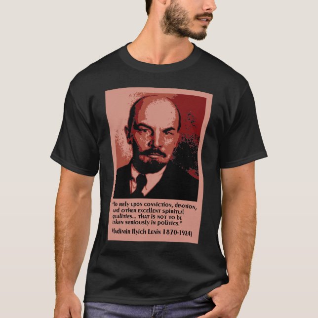 Camiseta Lenin en política (Anverso)