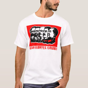 Camiseta Lenin Marx Mao Zedong