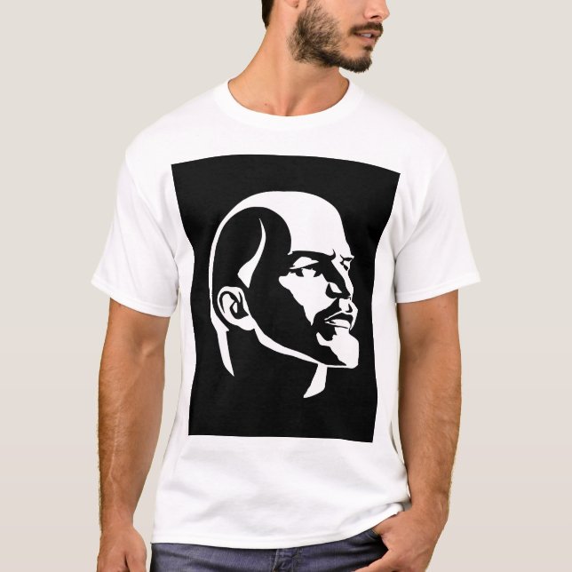 Camiseta Lenin, URSS, CCCP, Unión Soviética, Comunismo (Anverso)