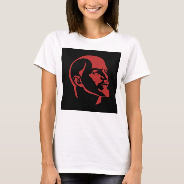 Camiseta Lenin, URSS, CCCP, Unión Soviética, Comunismo (Anverso)