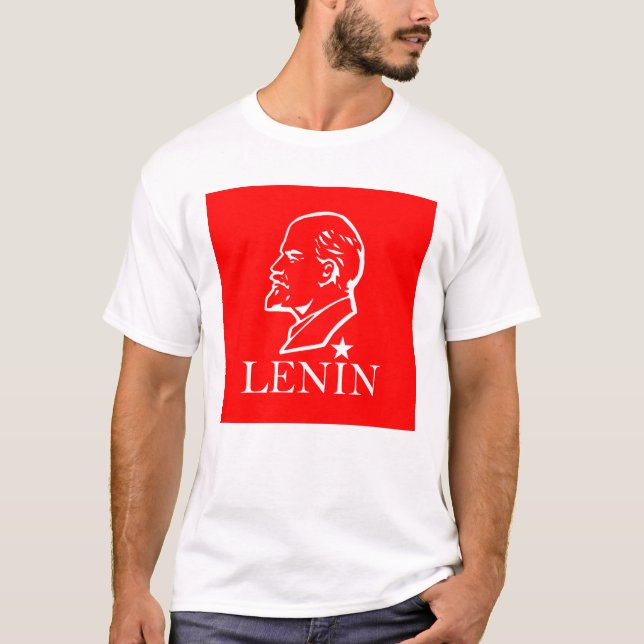 Camiseta Lenin, URSS, CCCP, Unión Soviética, Comunismo (Anverso)