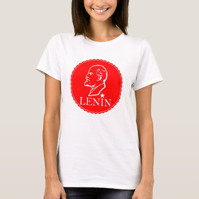 Camiseta Lenin, URSS, CCCP, Unión Soviética, Comunismo (Anverso)