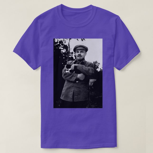 Camiseta Lenin y gato (Diseño del anverso)