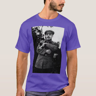 Camiseta Lenin y gato