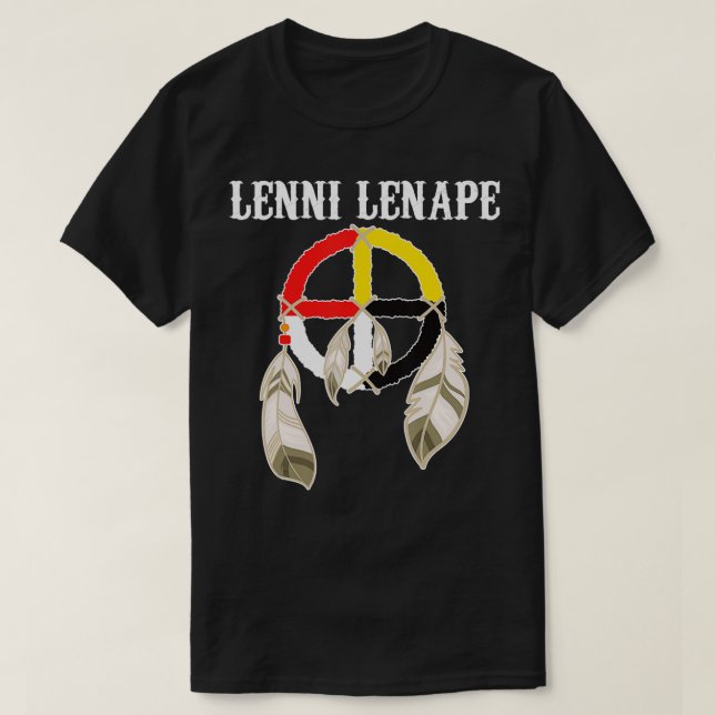 Camiseta Lenni Lenape Delaware Native American Indians Medi (Diseño del anverso)