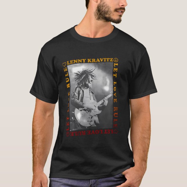 Camiseta Lenny Kravitz Â€"Let Love Rule Guitar (Anverso)